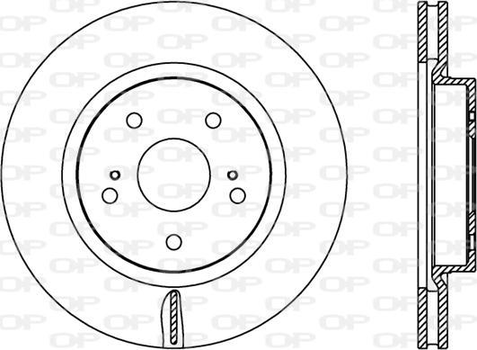 Open Parts BDR2447.20 - Kočioni disk www.molydon.hr