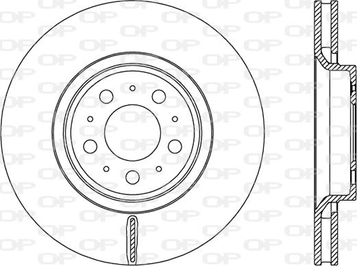 Open Parts BDR2455.20 - Kočioni disk www.molydon.hr