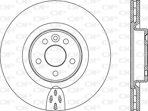 Open Parts BDR2456.20 - Kočioni disk www.molydon.hr