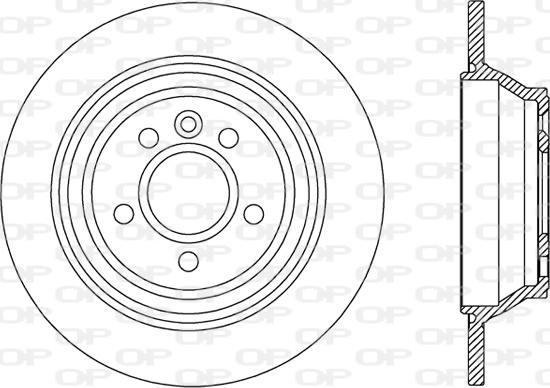 Open Parts BDR2457.10 - Kočioni disk www.molydon.hr