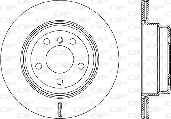 Open Parts BDR2465.20 - Kočioni disk www.molydon.hr