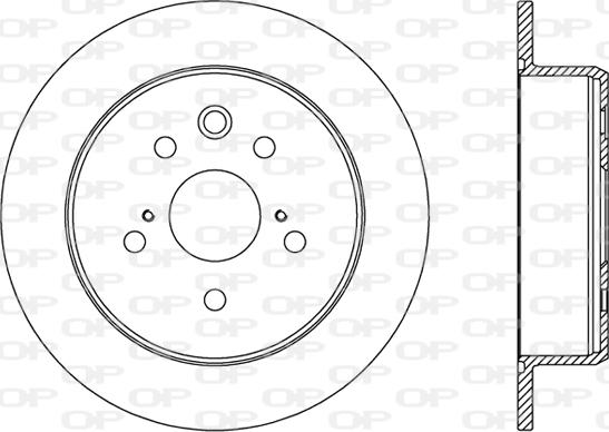 Open Parts BDR2460.10 - Kočioni disk www.molydon.hr