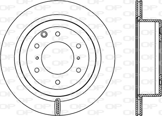 Open Parts BDR2405.20 - Kočioni disk www.molydon.hr