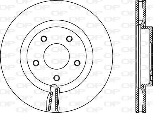 Open Parts BDR2401.20 - Kočioni disk www.molydon.hr