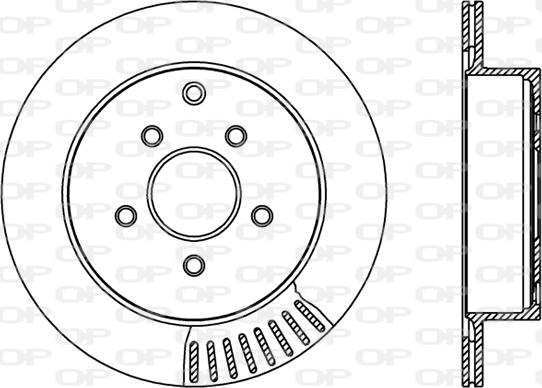 Open Parts BDR2402.20 - Kočioni disk www.molydon.hr