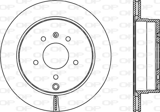 Open Parts BDR2416.20 - Kočioni disk www.molydon.hr