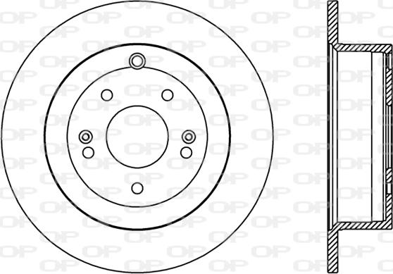 Open Parts BDR2410.10 - Kočioni disk www.molydon.hr