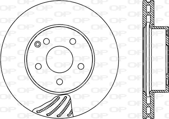 Open Parts BDR2418.20 - Kočioni disk www.molydon.hr