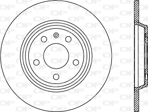 Open Parts BDR2413.10 - Kočioni disk www.molydon.hr