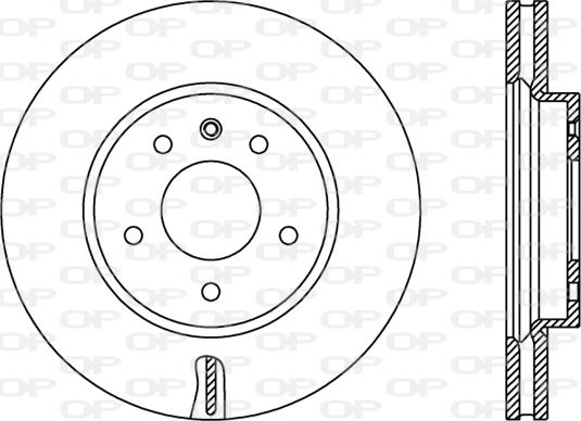 Open Parts BDR2417.20 - Kočioni disk www.molydon.hr