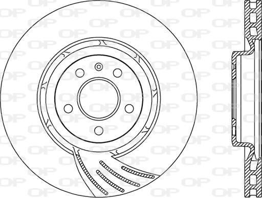 Open Parts BDR2486.20 - Kočioni disk www.molydon.hr