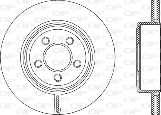 Open Parts BDR2481.20 - Kočioni disk www.molydon.hr