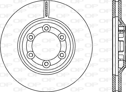 Open Parts BDR2428.20 - Kočioni disk www.molydon.hr