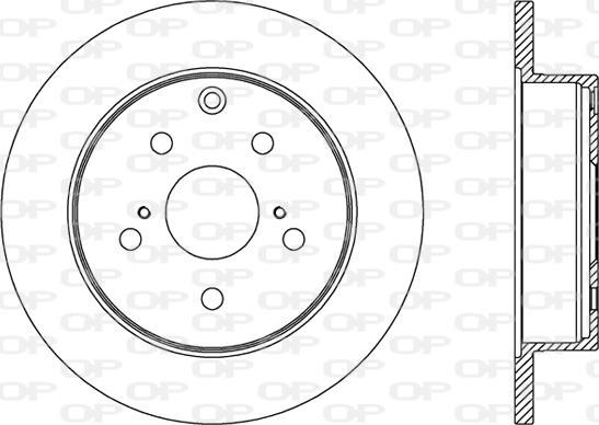 Open Parts BDR2422.10 - Kočioni disk www.molydon.hr