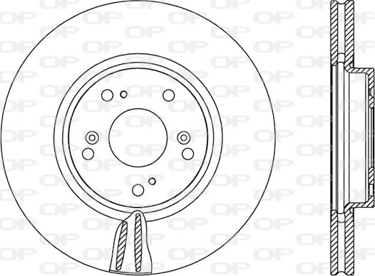 Open Parts BDR2474.20 - Kočioni disk www.molydon.hr