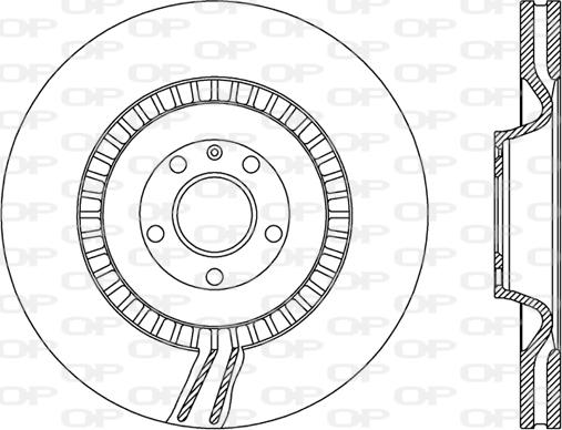 Open Parts BDR2475.20 - Kočioni disk www.molydon.hr