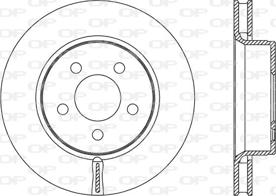 Open Parts BDR2478.20 - Kočioni disk www.molydon.hr