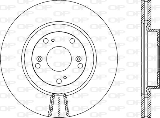 Open Parts BDR2473.20 - Kočioni disk www.molydon.hr