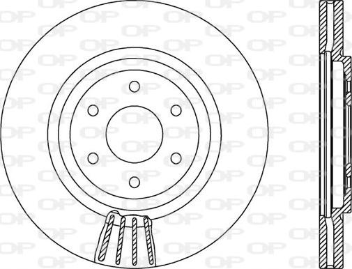 Open Parts BDR2549.20 - Kočioni disk www.molydon.hr