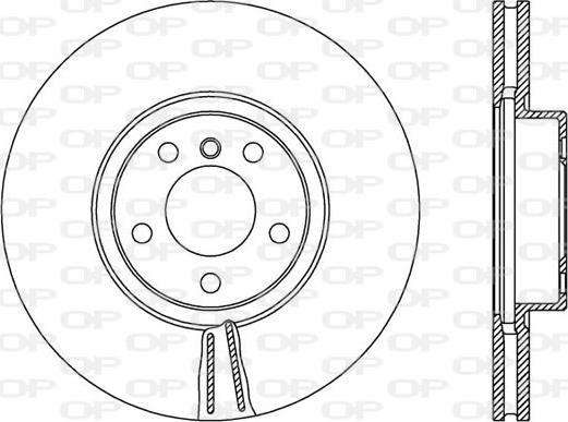 Open Parts BDR2544.20 - Kočioni disk www.molydon.hr