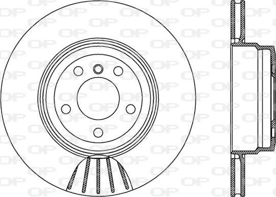 Open Parts BDR2545.20 - Kočioni disk www.molydon.hr