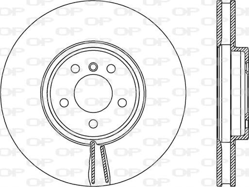 Open Parts BDR2543.20 - Kočioni disk www.molydon.hr