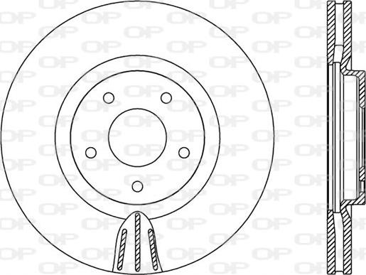 Open Parts BDR2550.20 - Kočioni disk www.molydon.hr