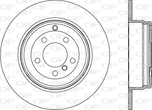 Open Parts BDR2504.10 - Kočioni disk www.molydon.hr