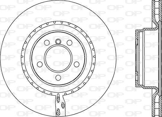 Open Parts BDR2505.20 - Kočioni disk www.molydon.hr