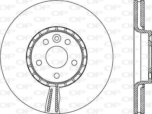 Open Parts BDR2519.20 - Kočioni disk www.molydon.hr