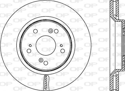 Open Parts BDR2516.20 - Kočioni disk www.molydon.hr