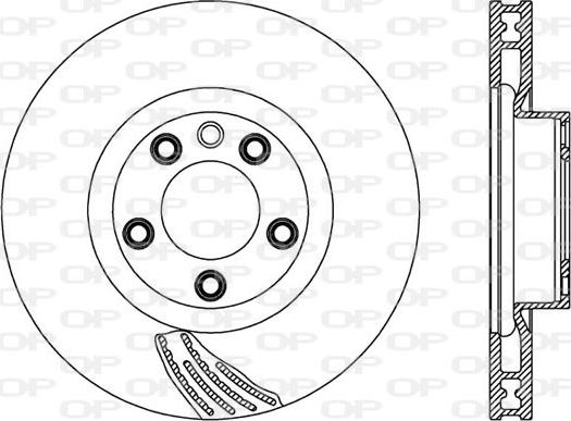 Open Parts BDR2574.20 - Kočioni disk www.molydon.hr