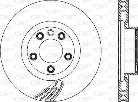 Open Parts BDR2573.20 - Kočioni disk www.molydon.hr