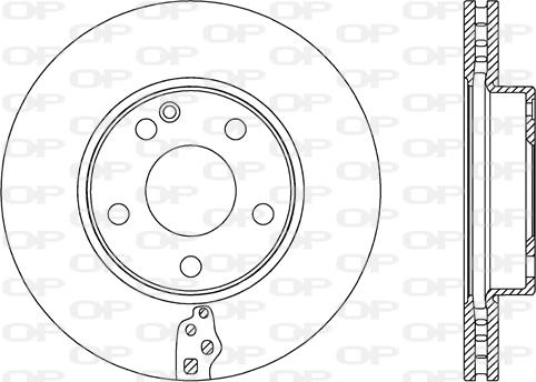 Open Parts BDR2643.20 - Kočioni disk www.molydon.hr