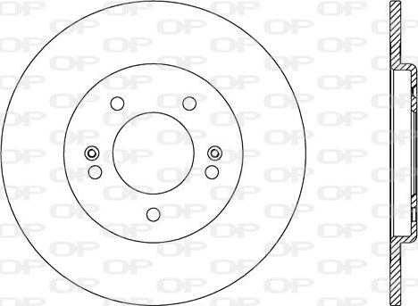 Open Parts BDR2608.10 - Kočioni disk www.molydon.hr