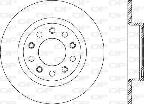 Open Parts BDR2615.10 - Kočioni disk www.molydon.hr