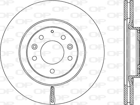 Open Parts BDR2684.20 - Kočioni disk www.molydon.hr