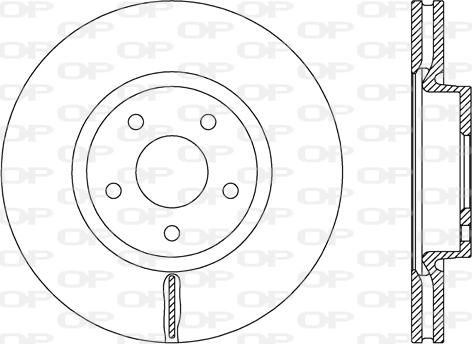 Open Parts BDR2687.20 - Kočioni disk www.molydon.hr