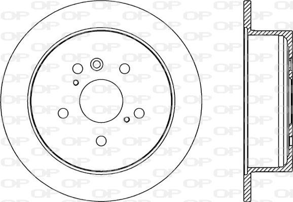 Open Parts BDR2049.10 - Kočioni disk www.molydon.hr