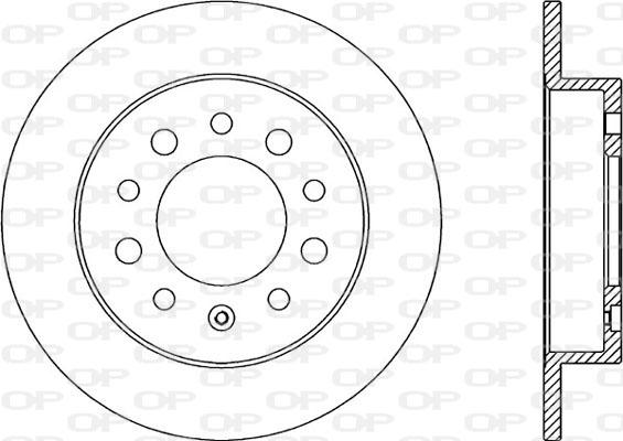 Open Parts BDR2048.10 - Kočioni disk www.molydon.hr