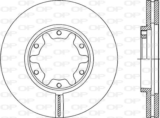 Open Parts BDR2051.20 - Kočioni disk www.molydon.hr