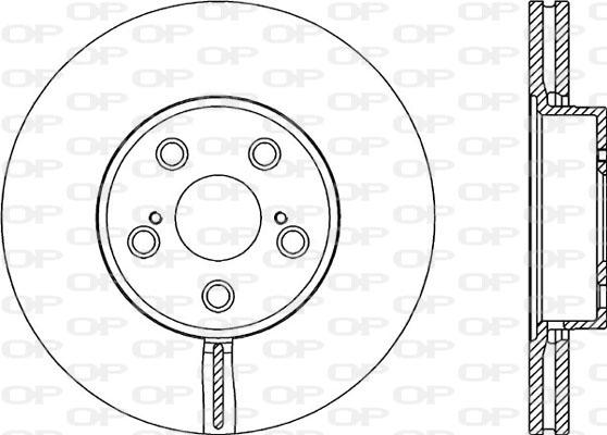 Open Parts BDR2057.20 - Kočioni disk www.molydon.hr