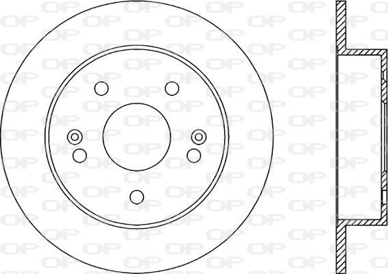 Open Parts BDR2018.10 - Kočioni disk www.molydon.hr