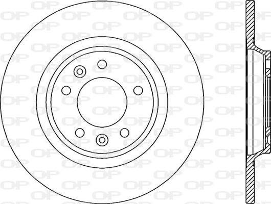 Open Parts BDR2034.10 - Kočioni disk www.molydon.hr