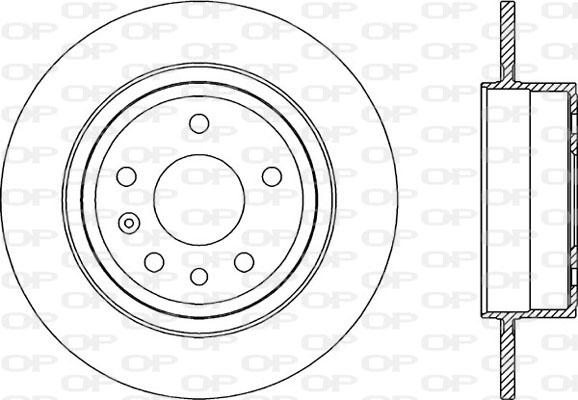 Open Parts BDR2035.10 - Kočioni disk www.molydon.hr