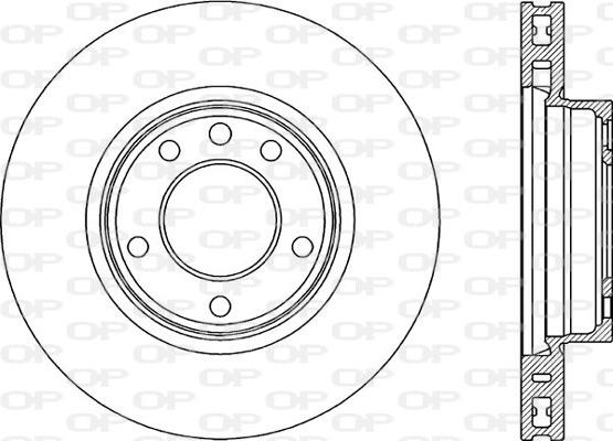 Open Parts BDR2300.20 - Kočioni disk www.molydon.hr