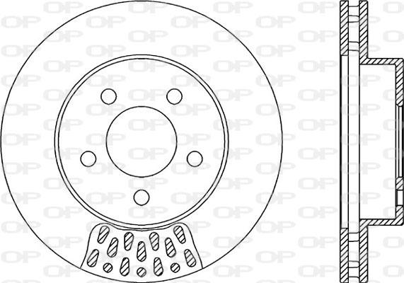 Open Parts BDR2167.20 - Kočioni disk www.molydon.hr