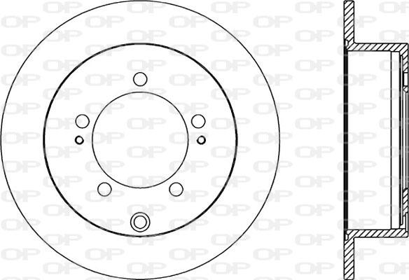 Open Parts BDR2189.10 - Kočioni disk www.molydon.hr