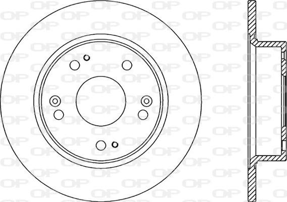 Open Parts BDR2185.10 - Kočioni disk www.molydon.hr