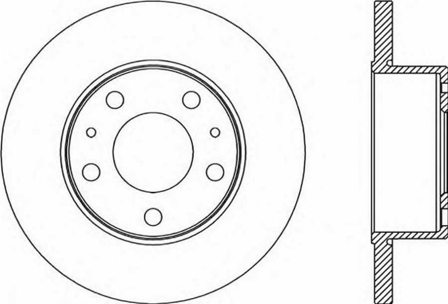 Open Parts BDR2180.10 - Kočioni disk www.molydon.hr